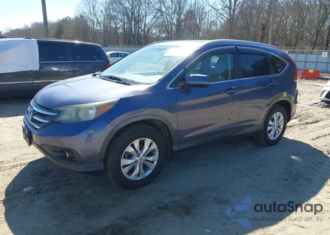 2013 Honda Cr-V Ex-L из США, поврежденный, VIN 2HKRM4H77DH624875